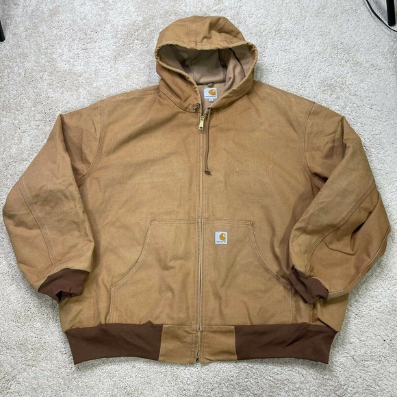 Carhartt Mens Brown Thermal Lined Duck 